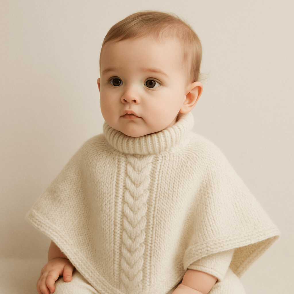 poncho bébé