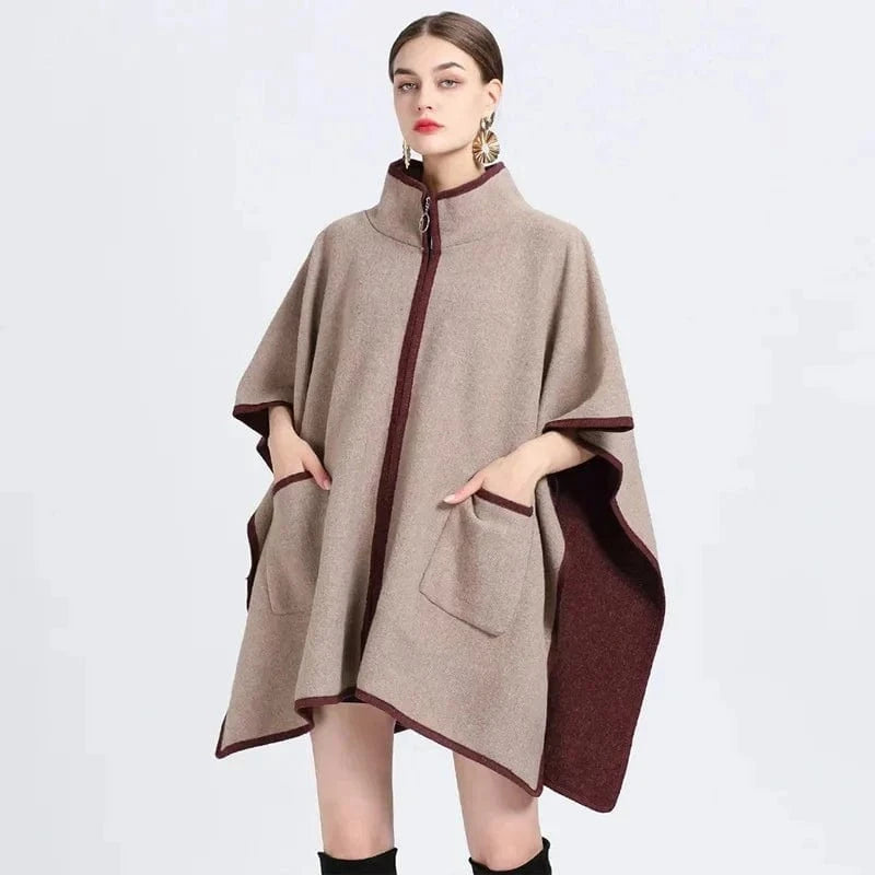 Plaid Poncho Hiver Femme