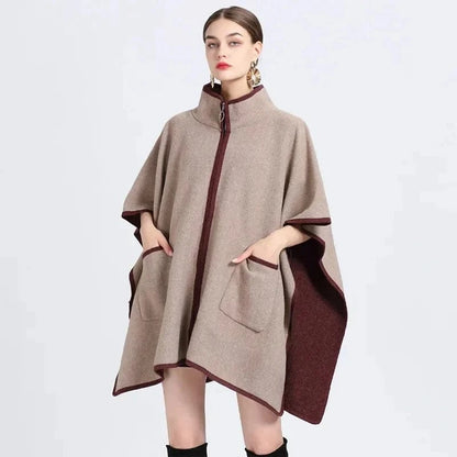 Plaid Poncho Hiver Femme