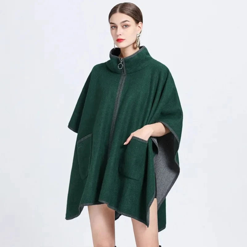 Plaid Poncho Hiver Femme