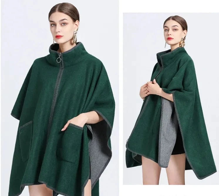 Plaid Poncho Hiver Femme