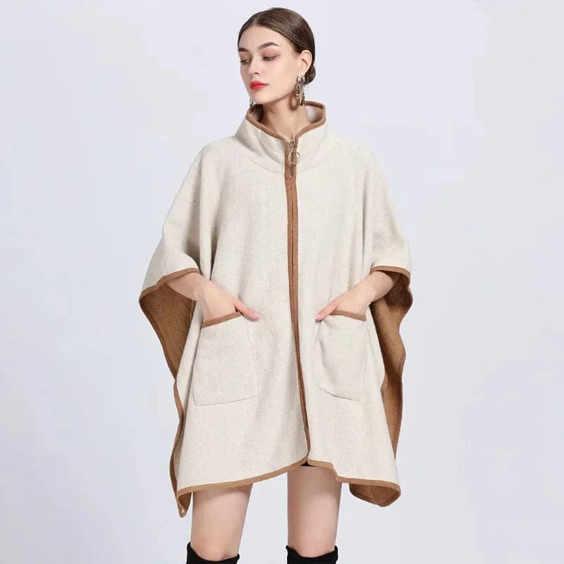 Plaid Poncho Hiver Femme
