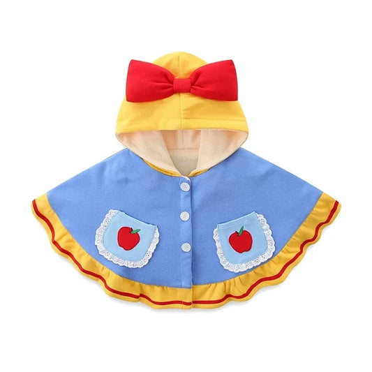 Poncho Bébé Blanche-neige