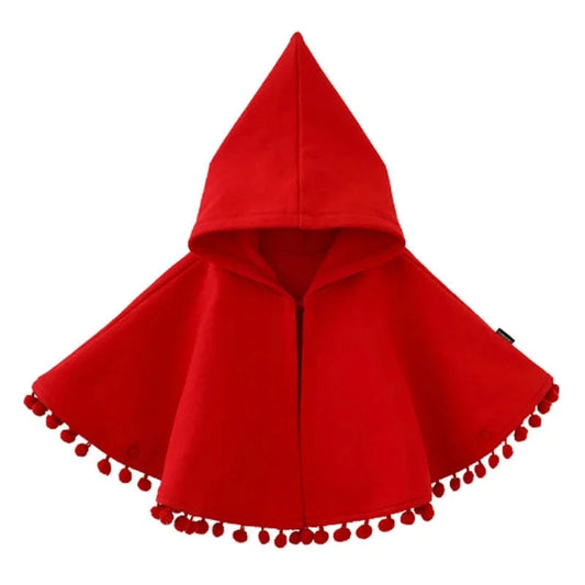 Poncho Bébé Chaperon Rouge