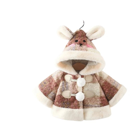Poncho Bébé Coton Chaud