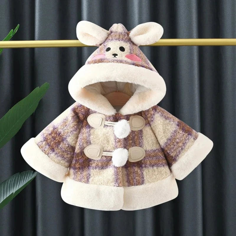 Poncho Bébé Coton Chaud