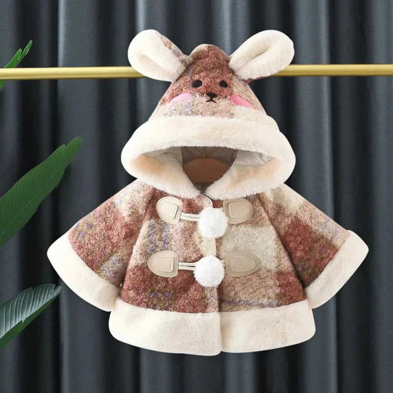 Poncho Bébé Coton Chaud