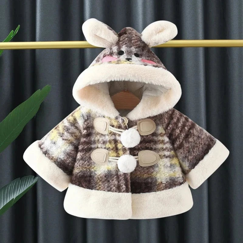 Poncho Bébé Coton Chaud