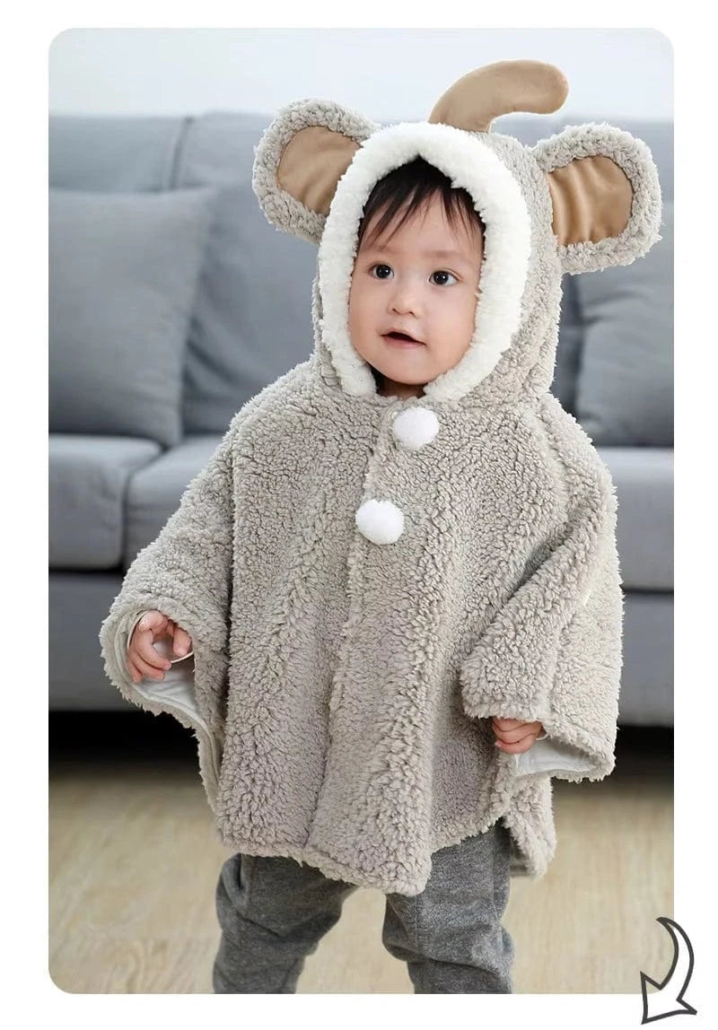 Poncho Bébé Coton Doux