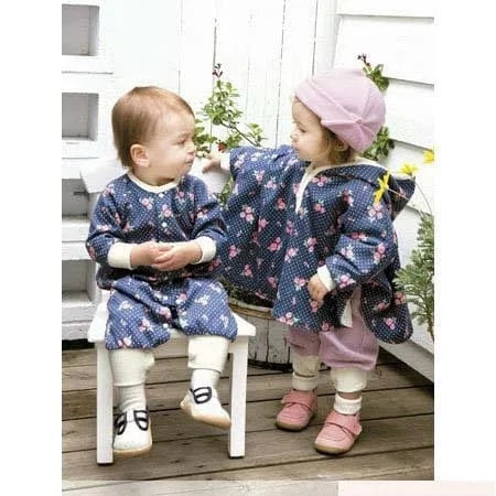 Poncho Bébé Coton Hiver