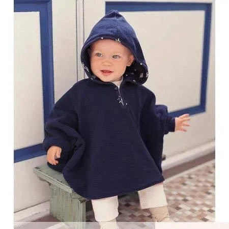 Poncho Bébé Coton Hiver