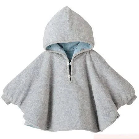Poncho Bébé Coton Hiver