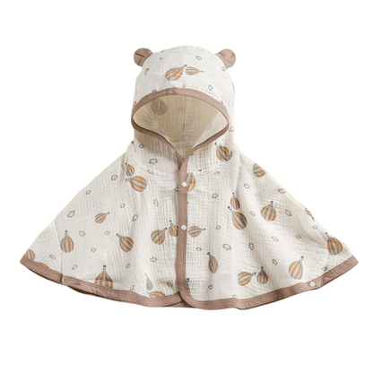 Poncho Bébé Été à Capuche