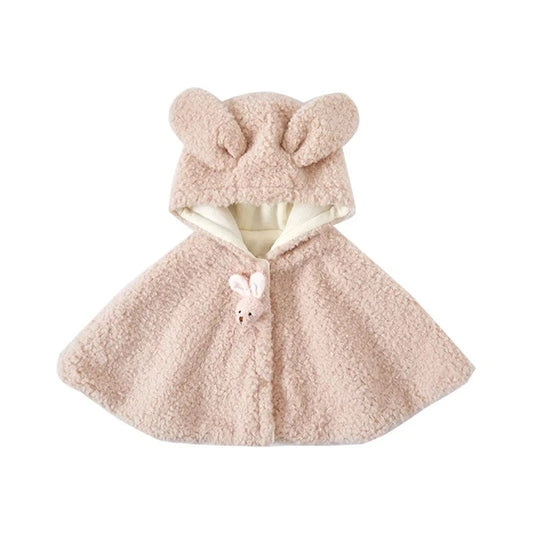 Poncho Bébé Hiver à Capuche