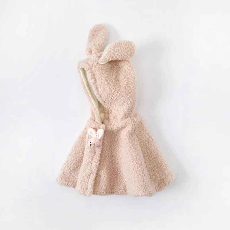 Poncho Bébé Hiver à Capuche