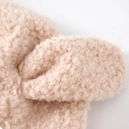 Poncho Bébé Hiver à Capuche