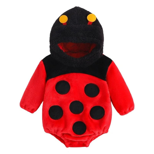 Poncho Bébé Hiver Coccinelle