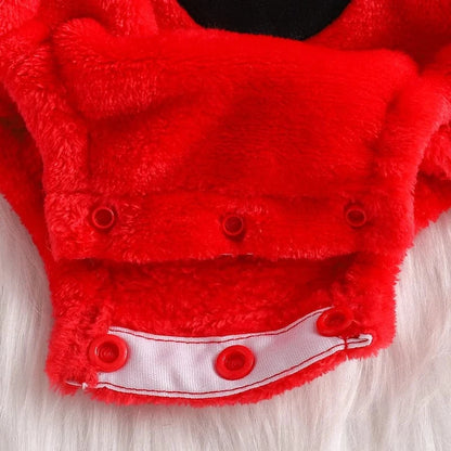 Poncho Bébé Hiver Coccinelle