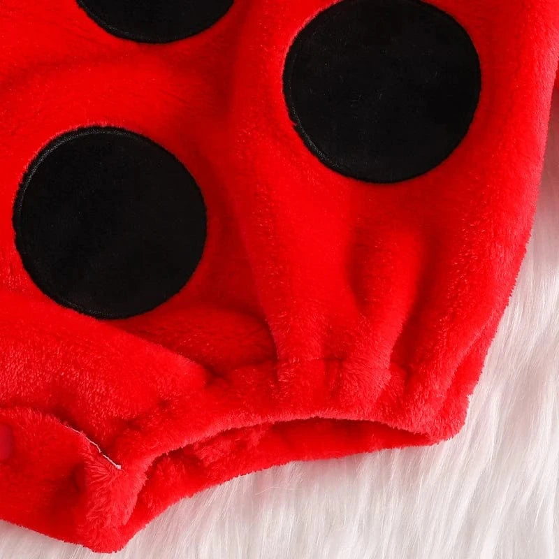 Poncho Bébé Hiver Coccinelle
