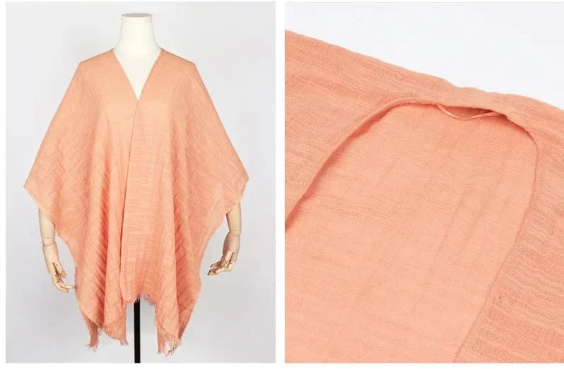 Poncho Cape Coton