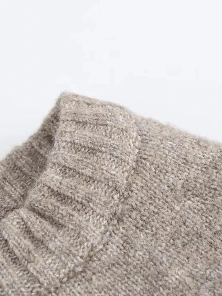 Poncho Chaud à Boutons