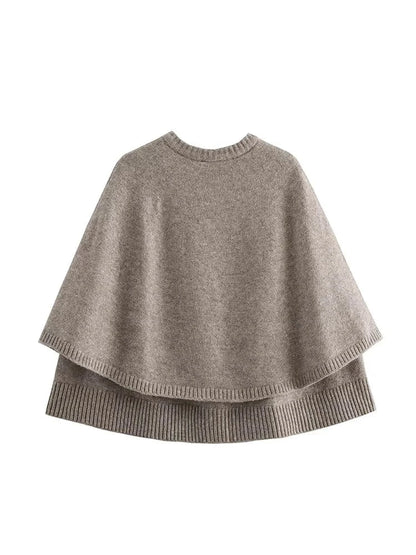 Poncho Chaud à Boutons