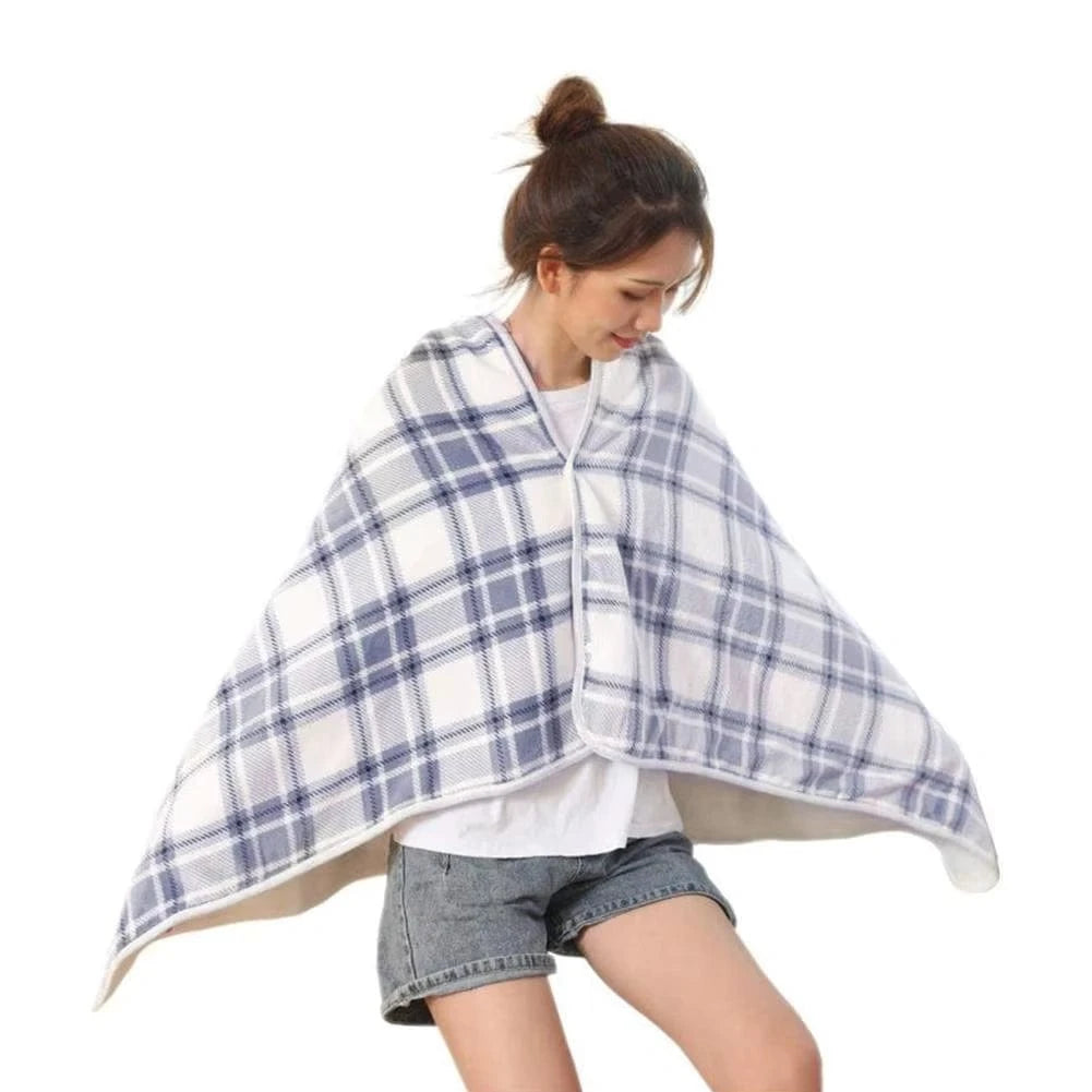 Poncho Chaud Femme