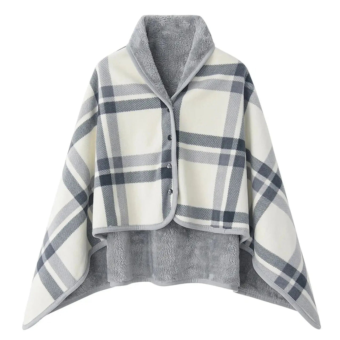 Poncho Chaud Femme