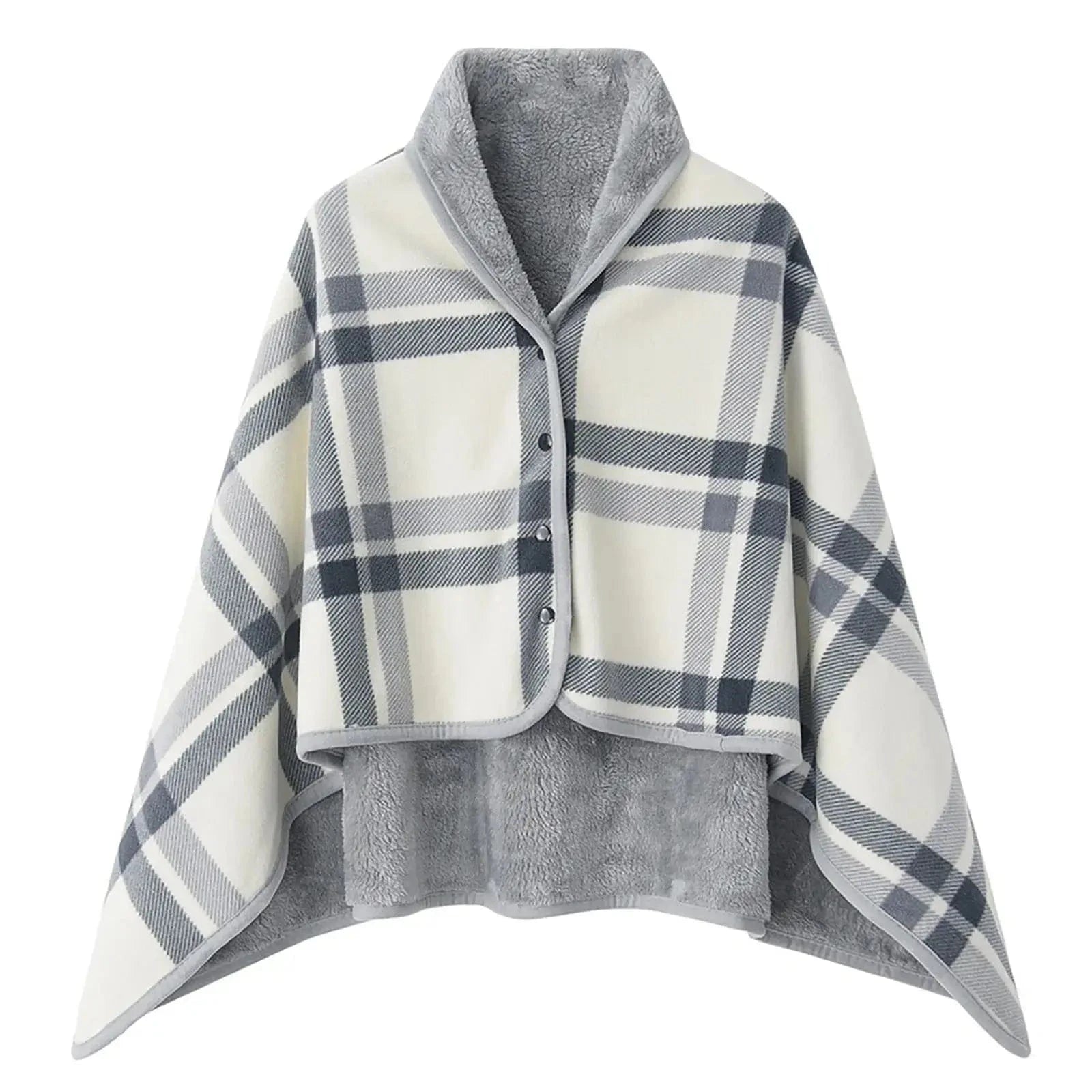 Poncho Chaud Femme