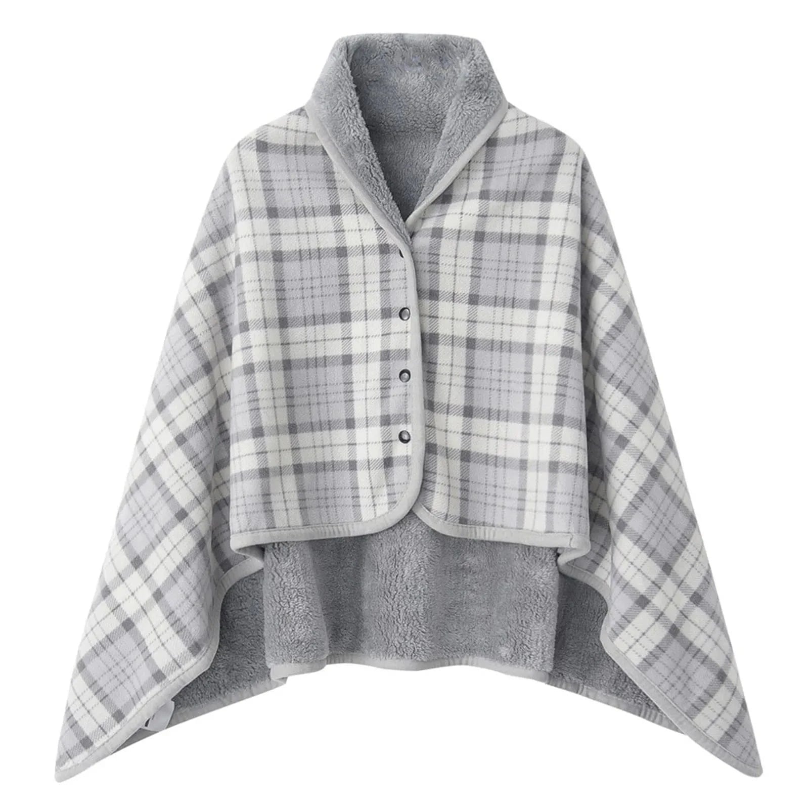Poncho Chaud Femme