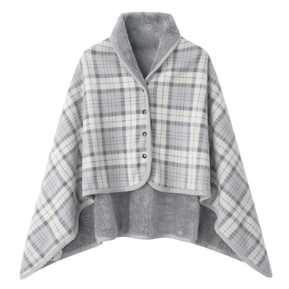 Poncho Chaud Femme