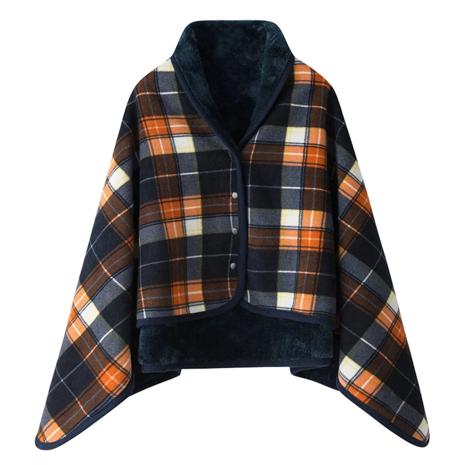 Poncho Chaud Femme