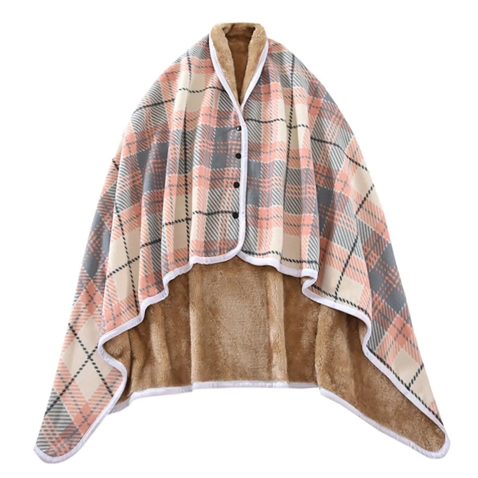 Poncho Chaud Femme
