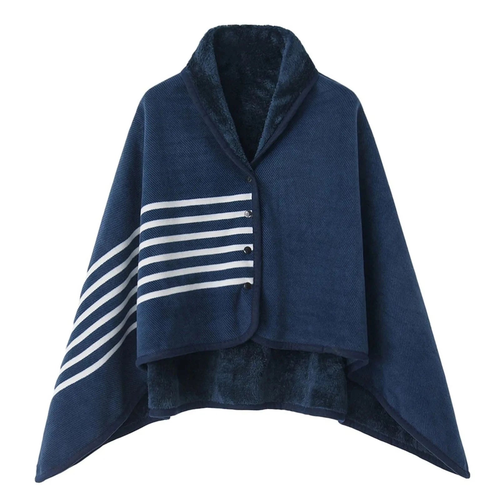 Poncho Chaud Femme