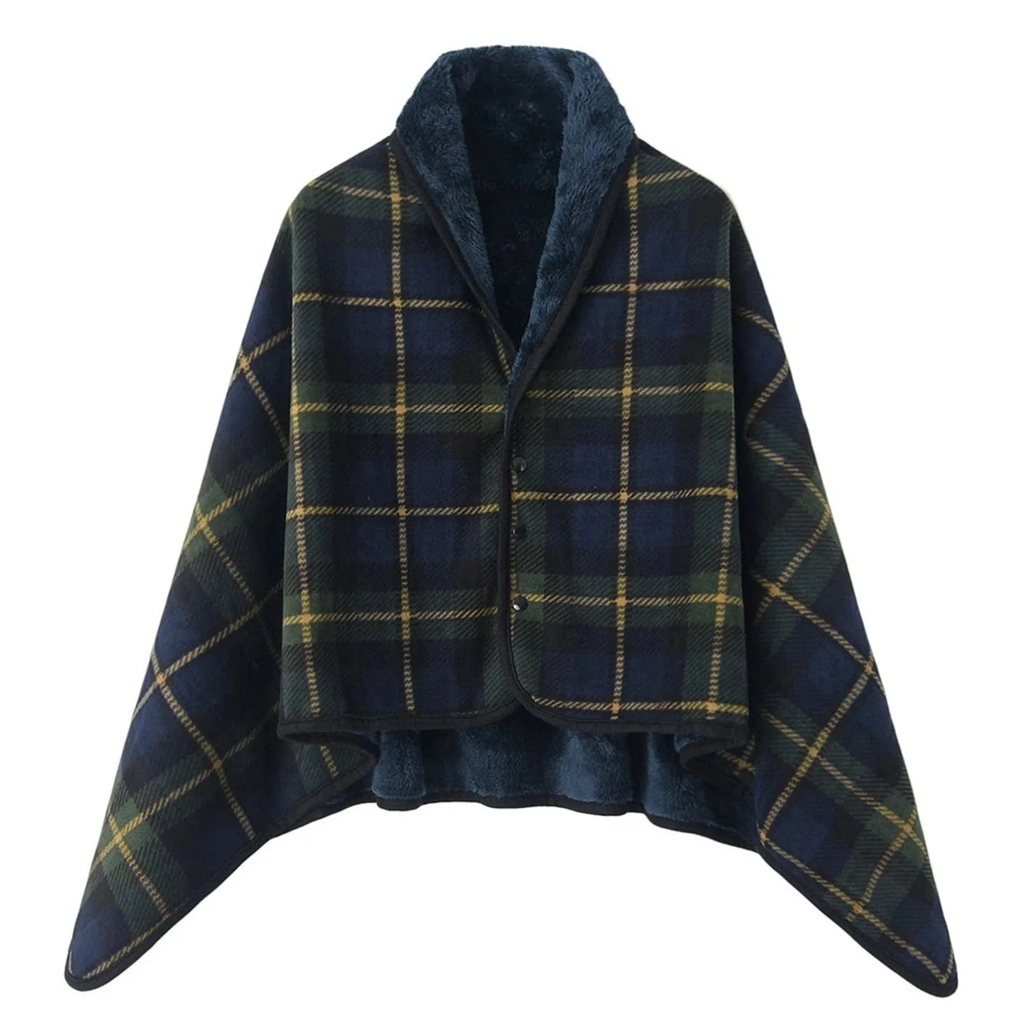 Poncho Chaud Femme
