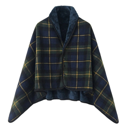 Poncho Chaud Femme