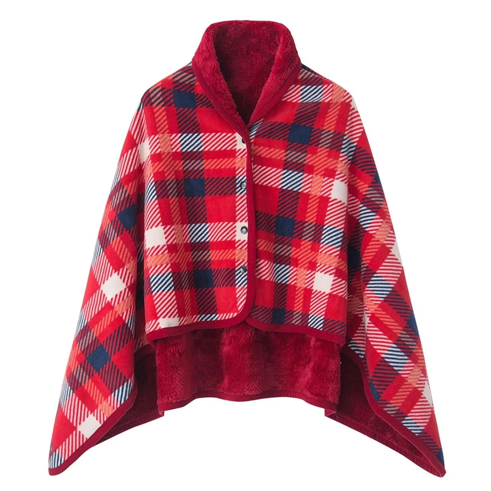 Poncho Chaud Femme