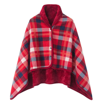 Poncho Chaud Femme