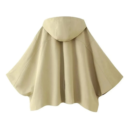 Poncho Col Boutons