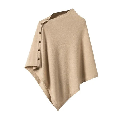 Poncho Col Boutons
