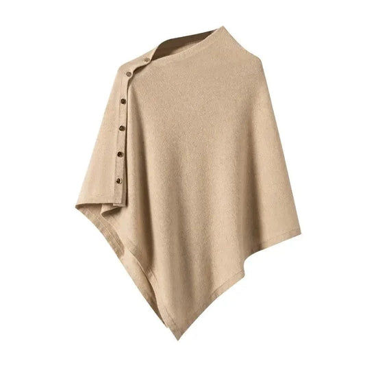 Poncho Col Boutons