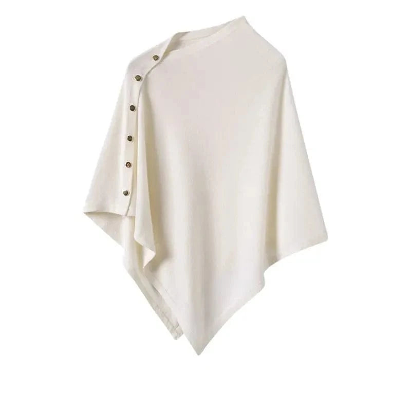 Poncho Col Boutons