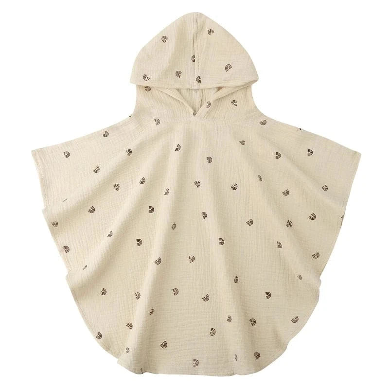 Poncho de Bain Bébé à Pois