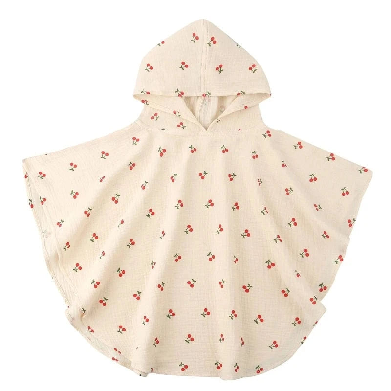 Poncho de Bain Bébé à Pois