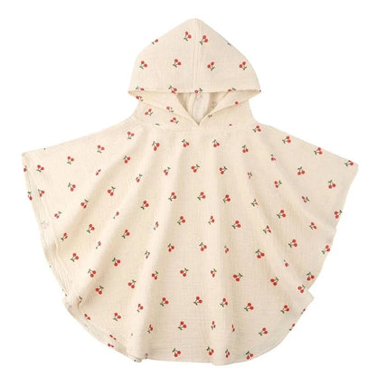Poncho de Bain Bébé à Pois