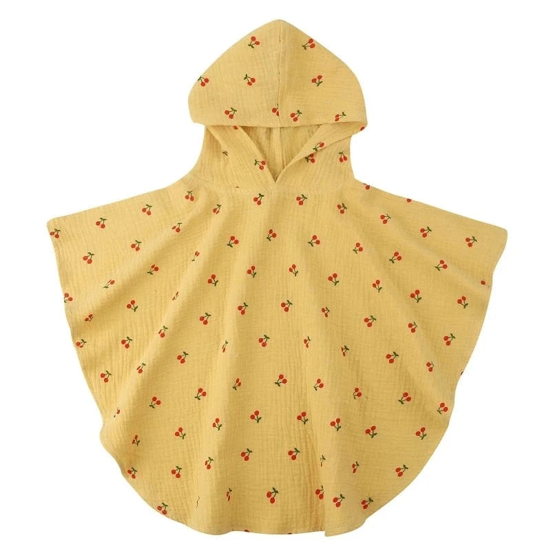 Poncho de Bain Bébé à Pois