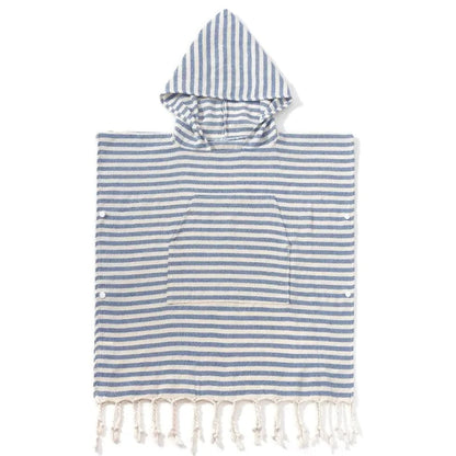 Poncho de Bain Bébé à Rayures