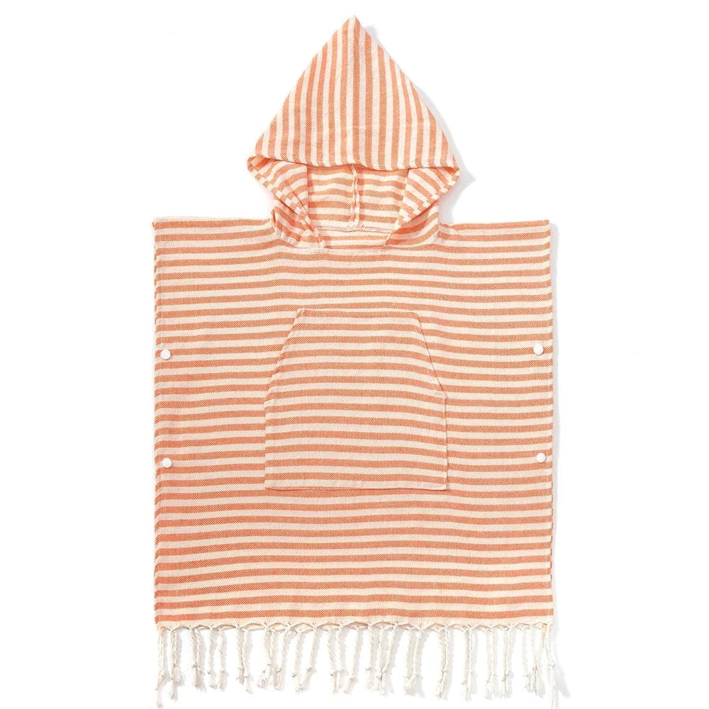 Poncho de Bain Bébé à Rayures