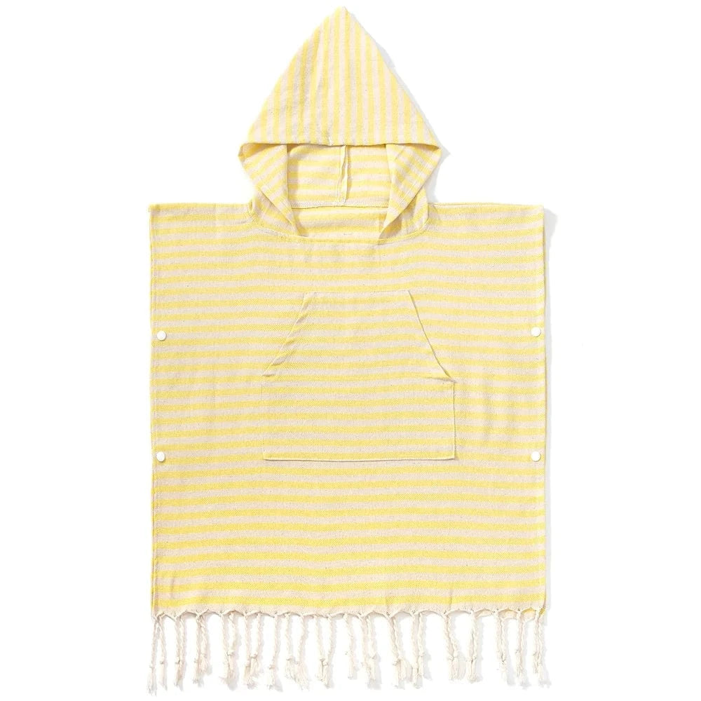 Poncho de Bain Bébé à Rayures