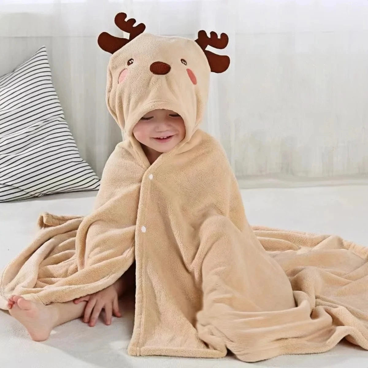 Poncho de Bain Bébé Canari